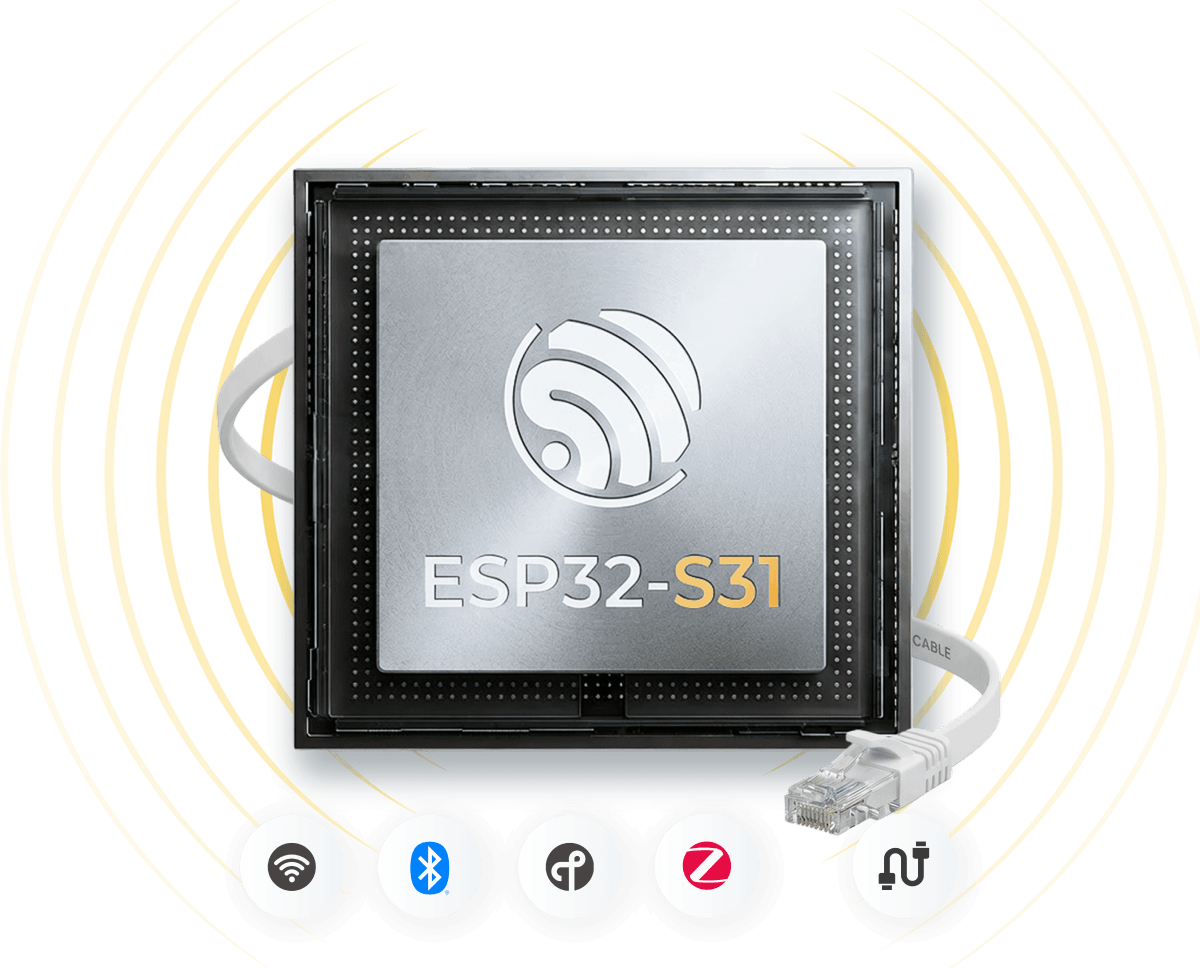 ESP32 S31 Dual Core RISC V Multi Protocol SoC Espressif Systems